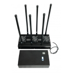 6 Antenna 135W Jammer 3G 4G WiFi up to 150m